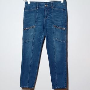 WHBM THE SKINNY CROP JEANS